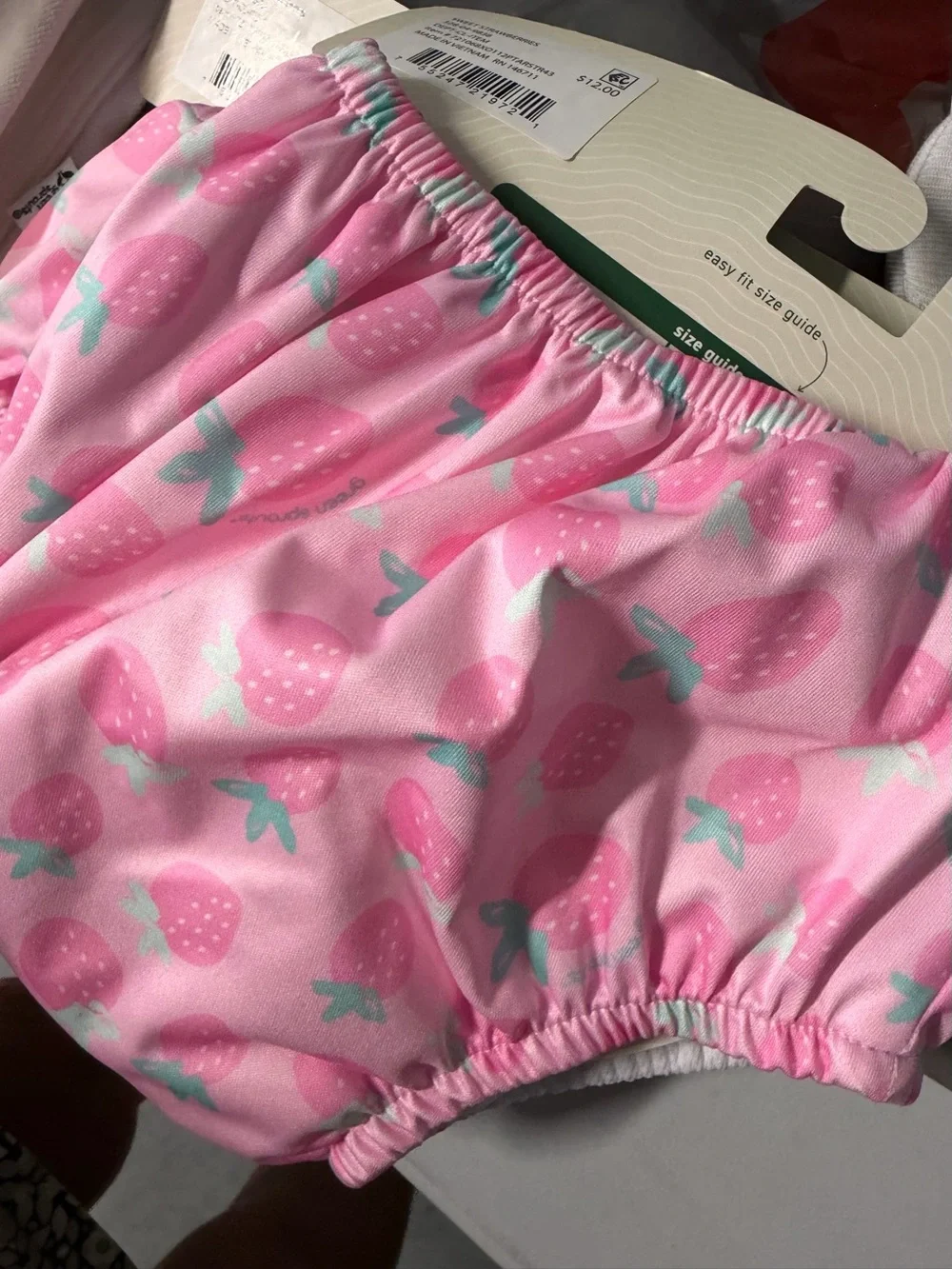 Green sprouts, reusable swim, diaper NWT pink size 12 months